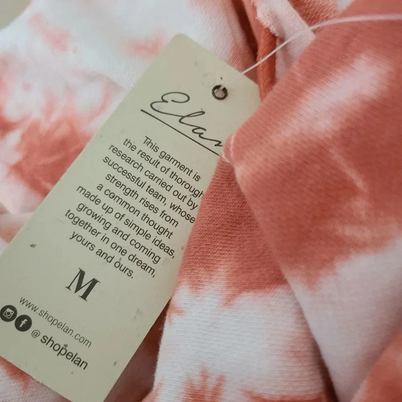 NWT Elan Pink Tie Dye Hoodie Sweatshirt M - Picture 8 of 10